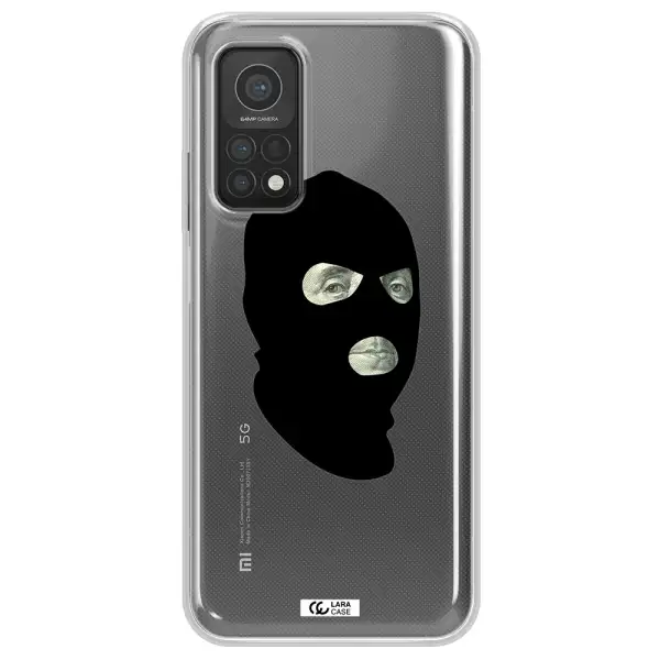 a person wearing a mask Xiaomi Mi 10T Clear TPU Case