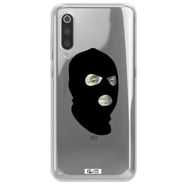 a person wearing a mask Xiaomi Mi 9 Clear TPU Case
