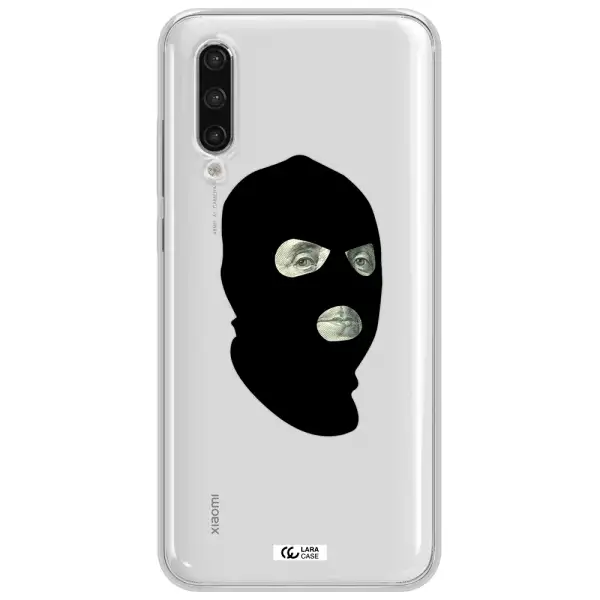 A Person Wearing A Mask Xiaomi Mi 9 Lite Clear Tpu Case