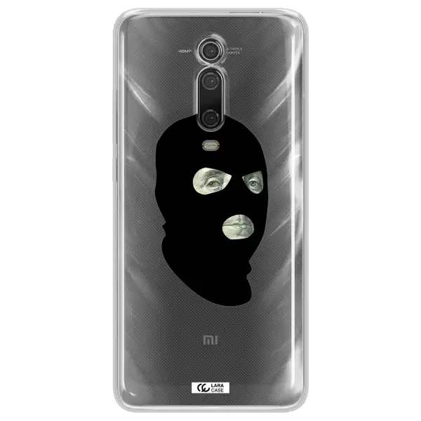 a person wearing a mask Xiaomi Mi 9T Clear TPU Case