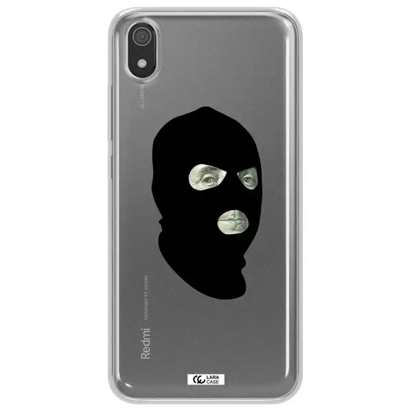 a person wearing a mask Xiaomi Redmi 7A Clear TPU Case