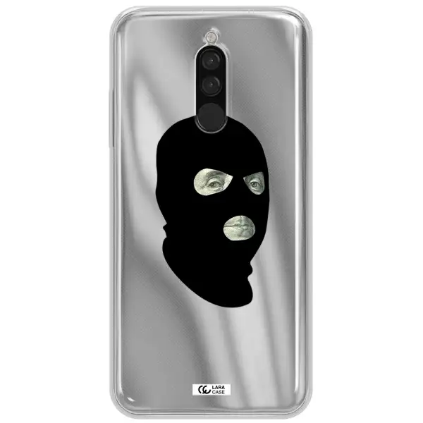 A Person Wearing A Mask Xiaomi Redmi 8 Clear Tpu Case