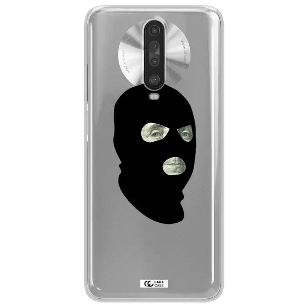 a person wearing a mask Xiaomi Redmi K30 Clear TPU Case