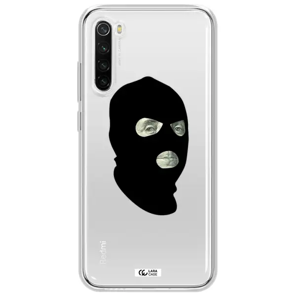 A Person Wearing A Mask Xiaomi Redmi Note 8T Clear Tpu Case