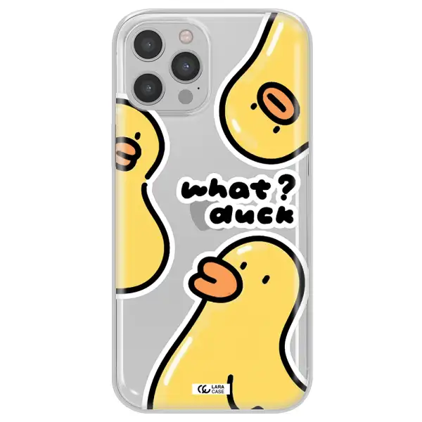 a group of yellow ducks Apple iPhone 12 pro max Clear TPU Case