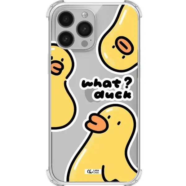 a group of yellow ducks Apple iPhone 13 Pro Clear PC Case