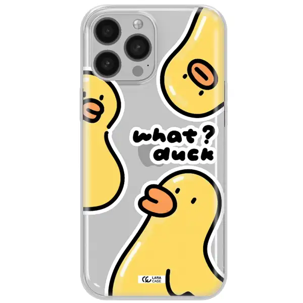 a group of yellow ducks Apple iPhone 13 Pro Clear TPU Case