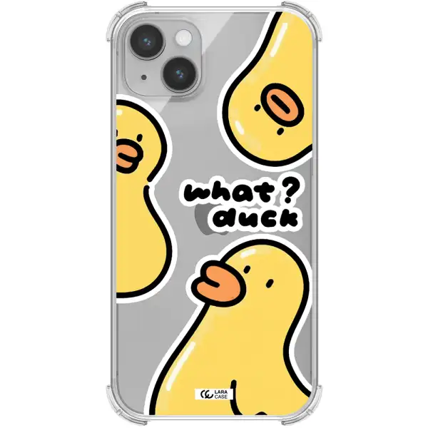 a group of yellow ducks Apple iPhone 14 plus Clear PC Case