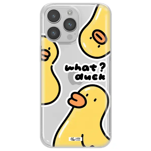 a group of yellow ducks Apple iPhone 14 pro max Clear TPU Case