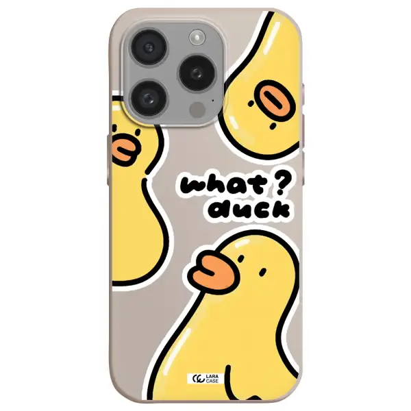 A Group Of Yellow Ducks Apple Iphone 15 Pro Silicone Stone Case