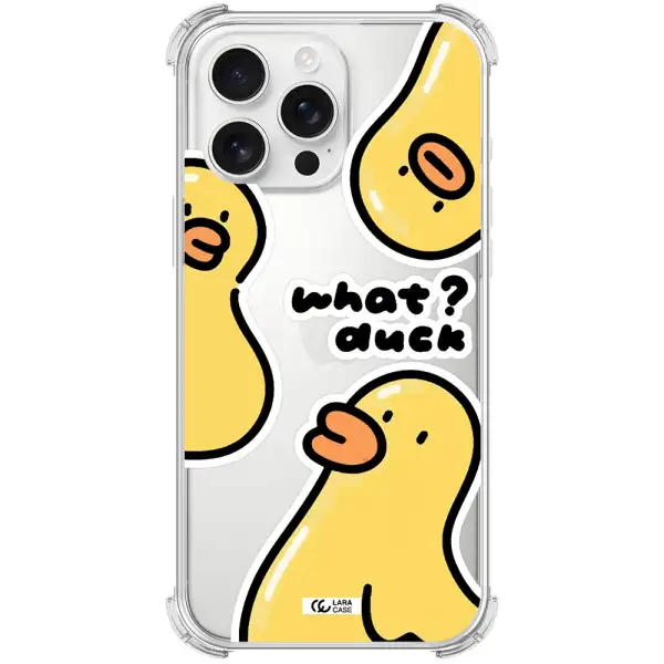 A Group Of Yellow Ducks Apple Iphone 16 Pro Max Clear Pc Case