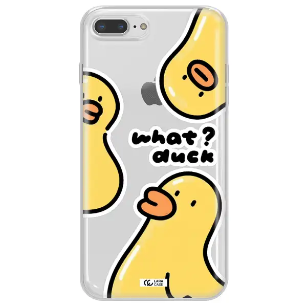 a group of yellow ducks Apple iPhone 7 plus Clear TPU Case