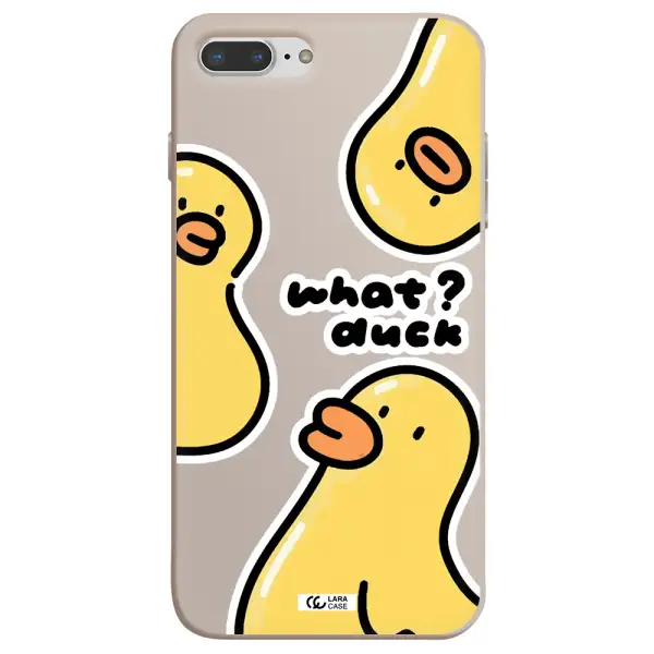 a group of yellow ducks Apple iPhone 7 plus Silicone Stone Case