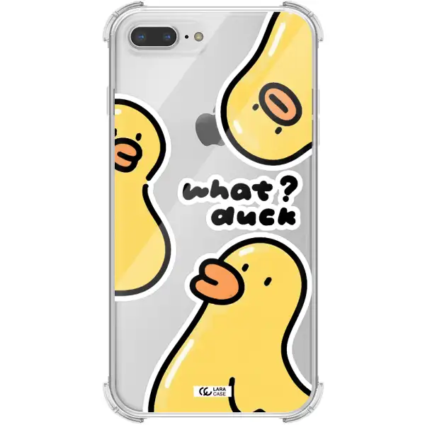 a group of yellow ducks Apple iPhone 8 plus Clear PC Case