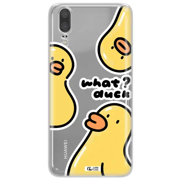 a group of yellow ducks Huawei P20 Clear TPU Case