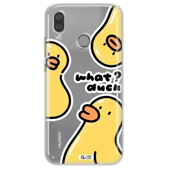 a group of yellow ducks Huawei P20 Lite Clear TPU Case