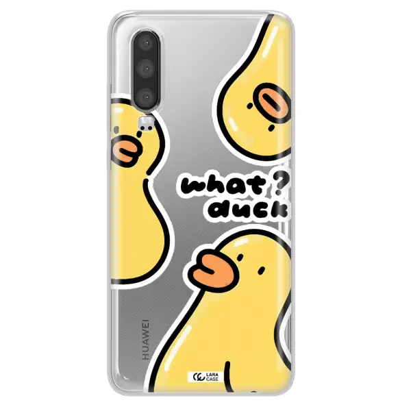 a group of yellow ducks Huawei P30 Clear TPU Case