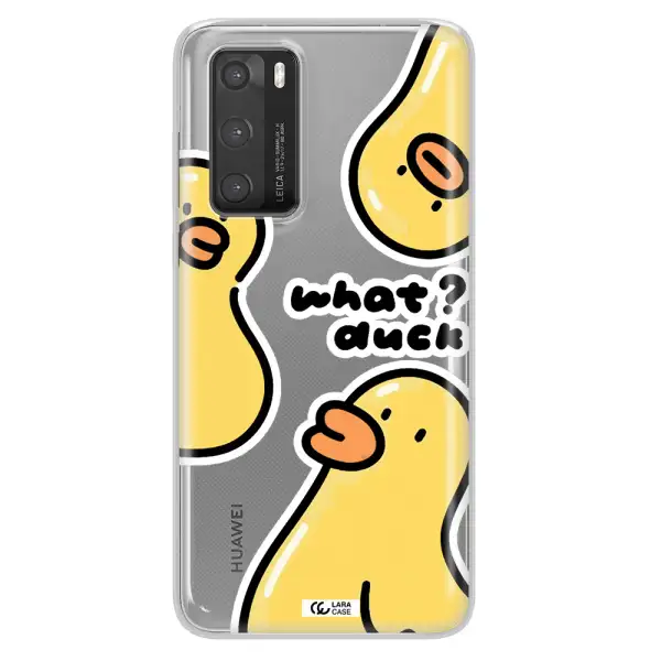 a group of yellow ducks Huawei P40 Clear TPU Case