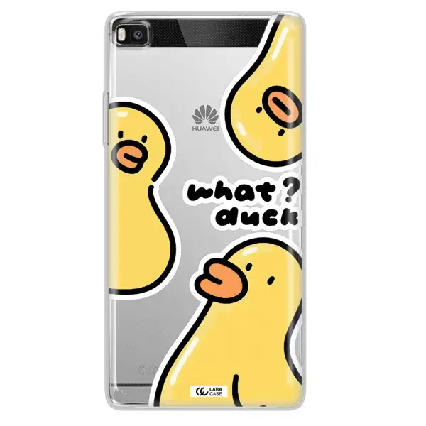 a group of yellow ducks Huawei P8 Clear TPU Case