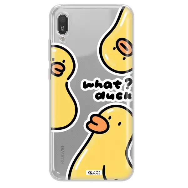 a group of yellow ducks Huawei Y6 Pro 2019 Clear TPU Case