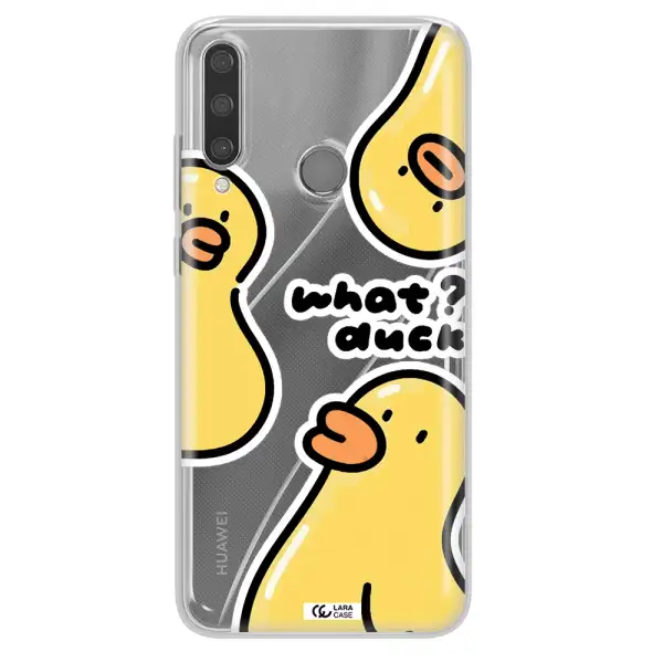 a group of yellow ducks Huawei Y6P Clear TPU Case