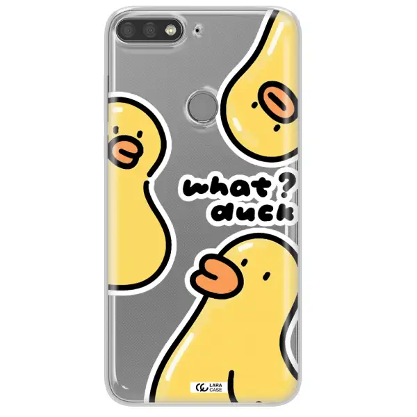 a group of yellow ducks Huawei Y7 Prime 2018 Clear TPU Case