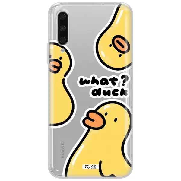 A Group Of Yellow Ducks Huawei Y9S Clear Tpu Case
