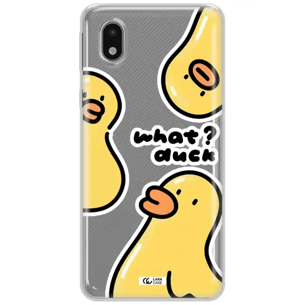 A Group Of Yellow Ducks Samsung A01 Core Clear Tpu Case