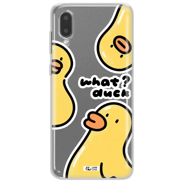 a group of yellow ducks Samsung A02 Clear TPU Case