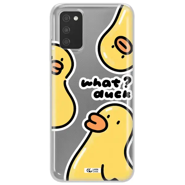 a group of yellow ducks Samsung A03S Clear TPU Case