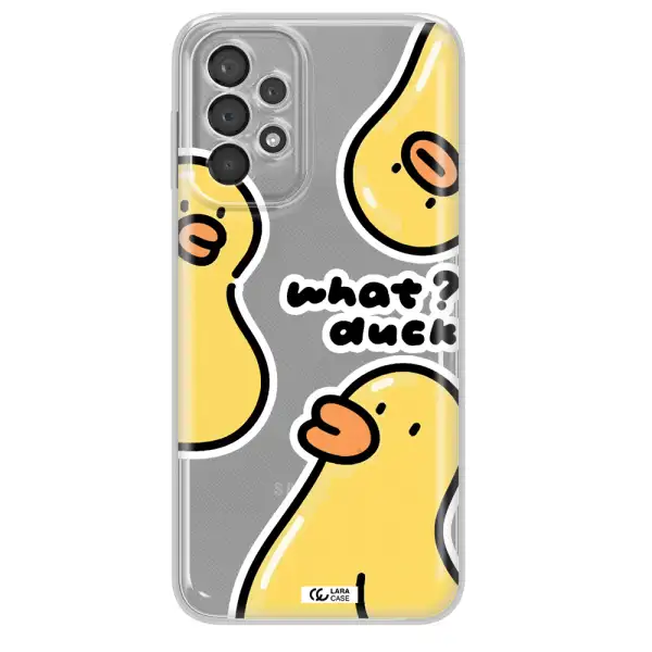 A Group Of Yellow Ducks Samsung A23 5G Clear Tpu Case