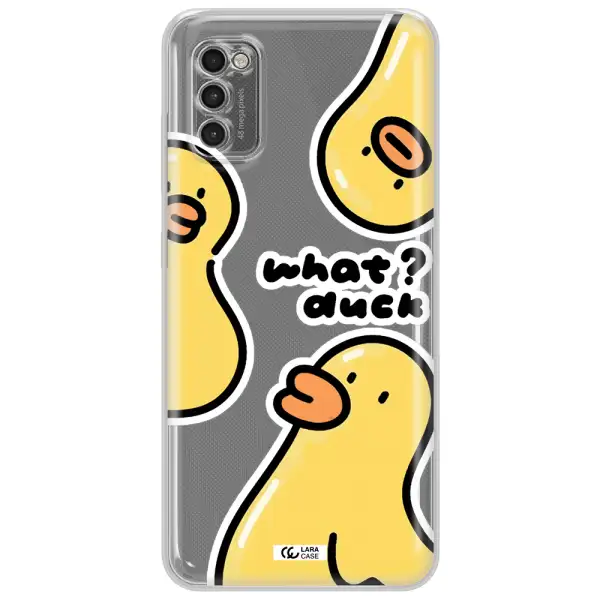 A Group Of Yellow Ducks Samsung A41 Clear Tpu Case