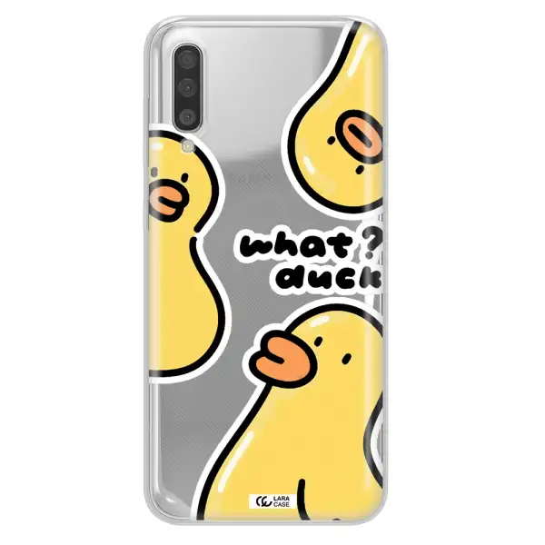 a group of yellow ducks Samsung A50 Clear TPU Case