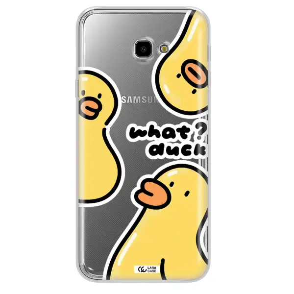 a group of yellow ducks Samsung J4 Plus Clear TPU Case