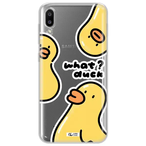 a group of yellow ducks Samsung M10 Clear TPU Case
