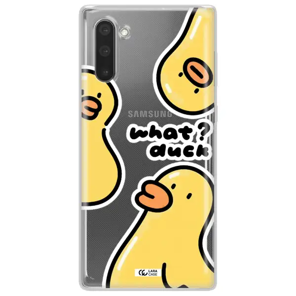 a group of yellow ducks Samsung Note 10 Clear TPU Case
