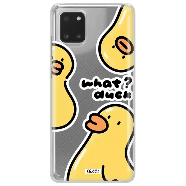 a group of yellow ducks Samsung Note 10 Lite Clear TPU Case