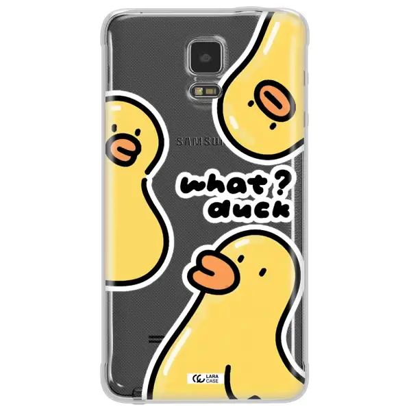 a group of yellow ducks Samsung Note 4 Clear TPU Case