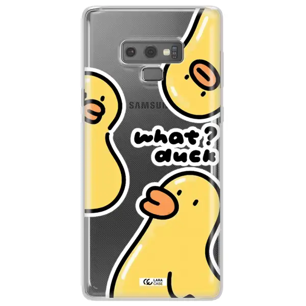 a group of yellow ducks Samsung Note 9 Clear TPU Case