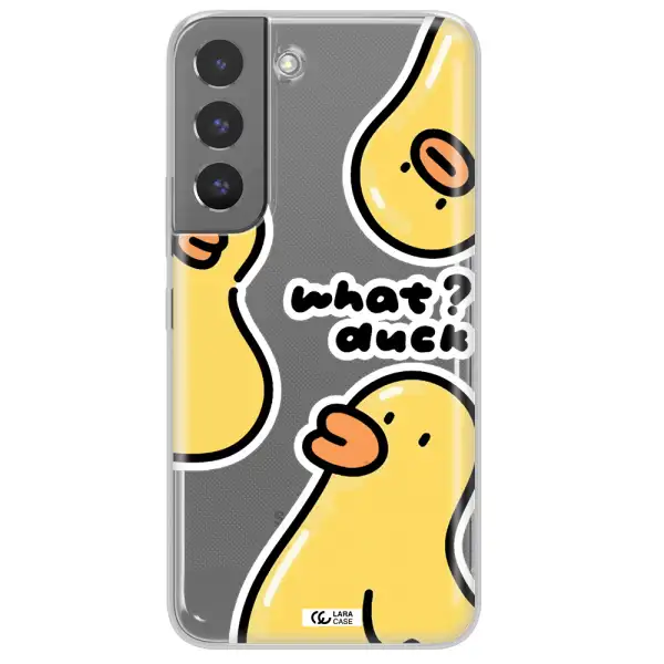 a group of yellow ducks Samsung S 22 Clear TPU Case