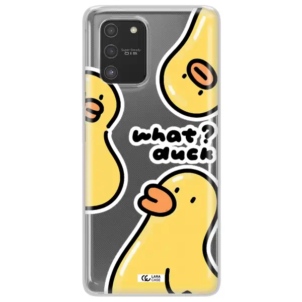 a group of yellow ducks Samsung S10 Lite Clear TPU Case