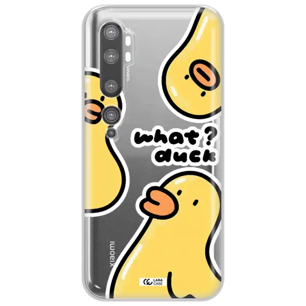 a group of yellow ducks Xiaomi Mi Note 10 Clear TPU Case