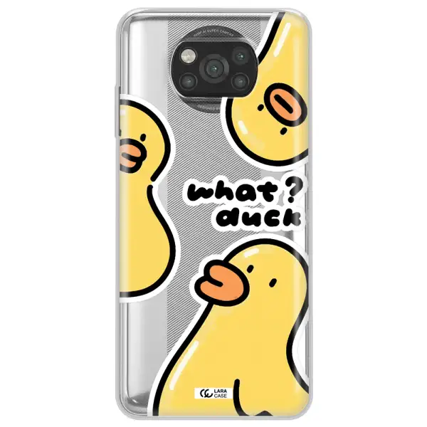 a group of yellow ducks Xiaomi Poco X3 Clear TPU Case