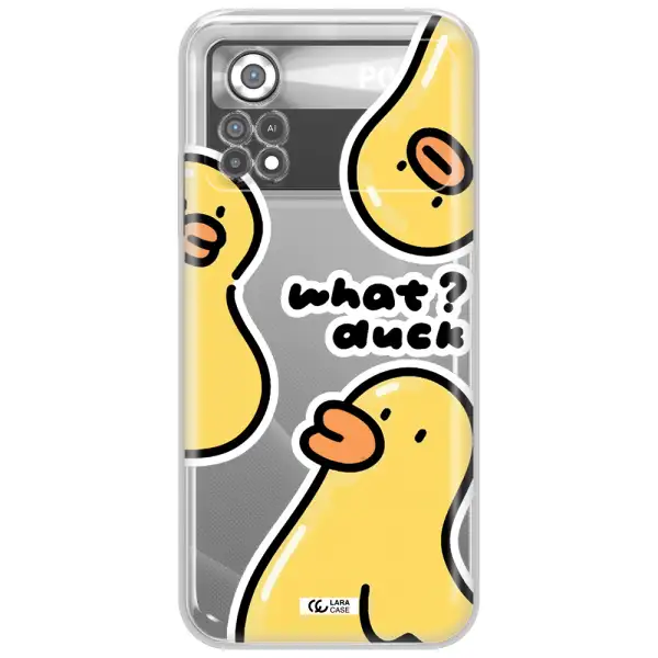 a group of yellow ducks Xiaomi Poco X4 Pro Clear TPU Case