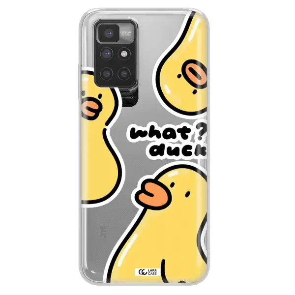 a group of yellow ducks Xiaomi Redmi 10 Clear TPU Case