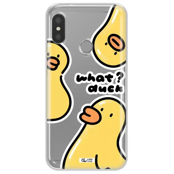 a group of yellow ducks Xiaomi Redmi 6 Pro Clear TPU Case