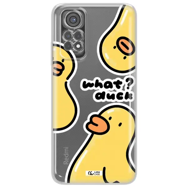 A Group Of Yellow Ducks Xiaomi Redmi Note 11S Clear Tpu Case