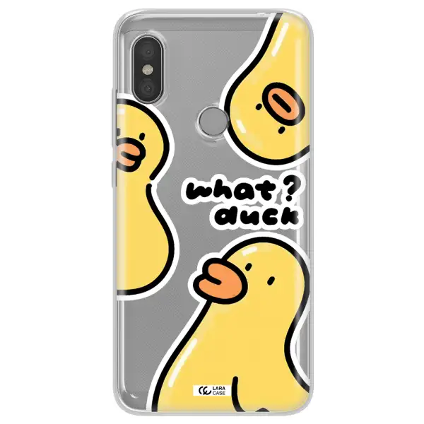 a group of yellow ducks Xiaomi Redmi Note 6 Pro Clear TPU Case