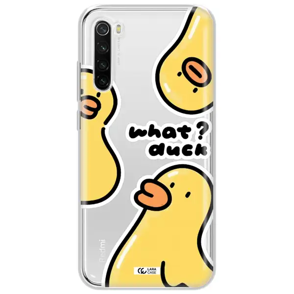 A Group Of Yellow Ducks Xiaomi Redmi Note 8T Clear Tpu Case