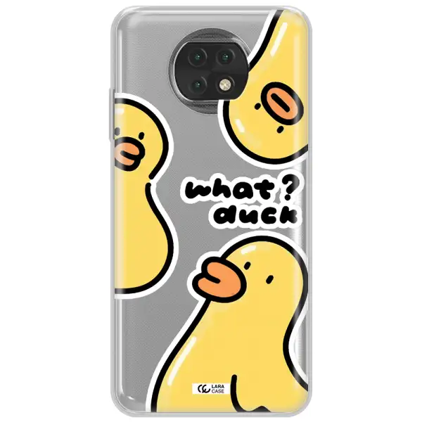 A Group Of Yellow Ducks Xiaomi Redmi Note 9T Clear Tpu Case
